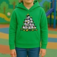 Funny Possum Christmas Tree Ornament Decor Opossum Lovers Kids Hoodie thumb 3