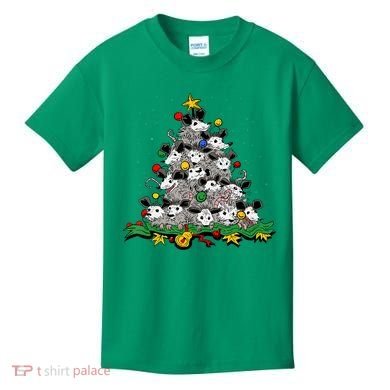 Funny Possum Christmas Tree Ornament Decor Opossum Lovers Kids T-Shirt