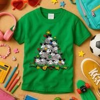 Funny Possum Christmas Tree Ornament Decor Opossum Lovers Kids T-Shirt thumb 3
