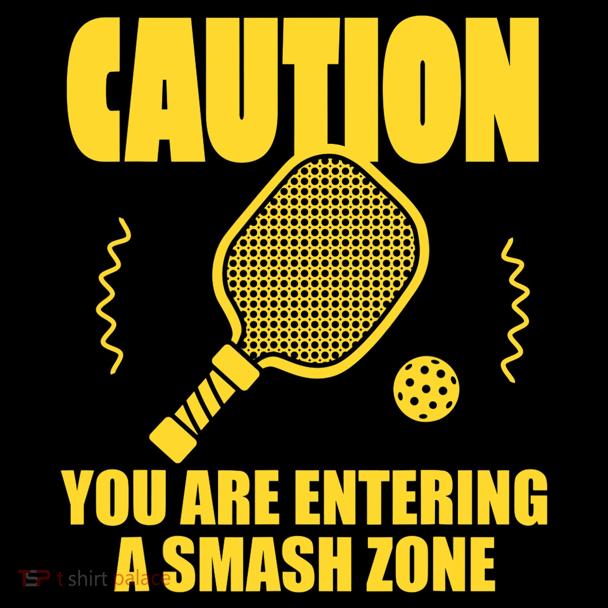 Funny Pickleball Caution You Are Entering Smash Zone Ornament