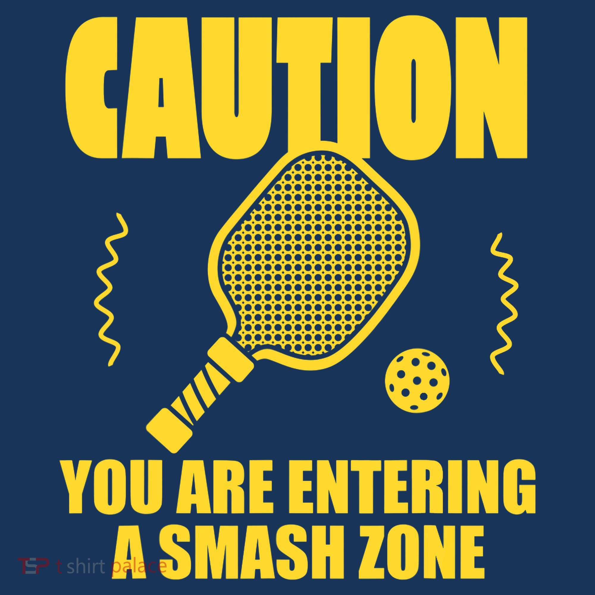 Funny Pickleball Caution You Are Entering Smash Zone Women's Tank Top