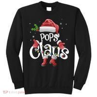Funny Pops Claus Christmas Pajamas Santa Hat Costume Sweatshirt thumb 0