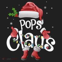 Funny Pops Claus Christmas Pajamas Santa Hat Costume Beanie thumb 2