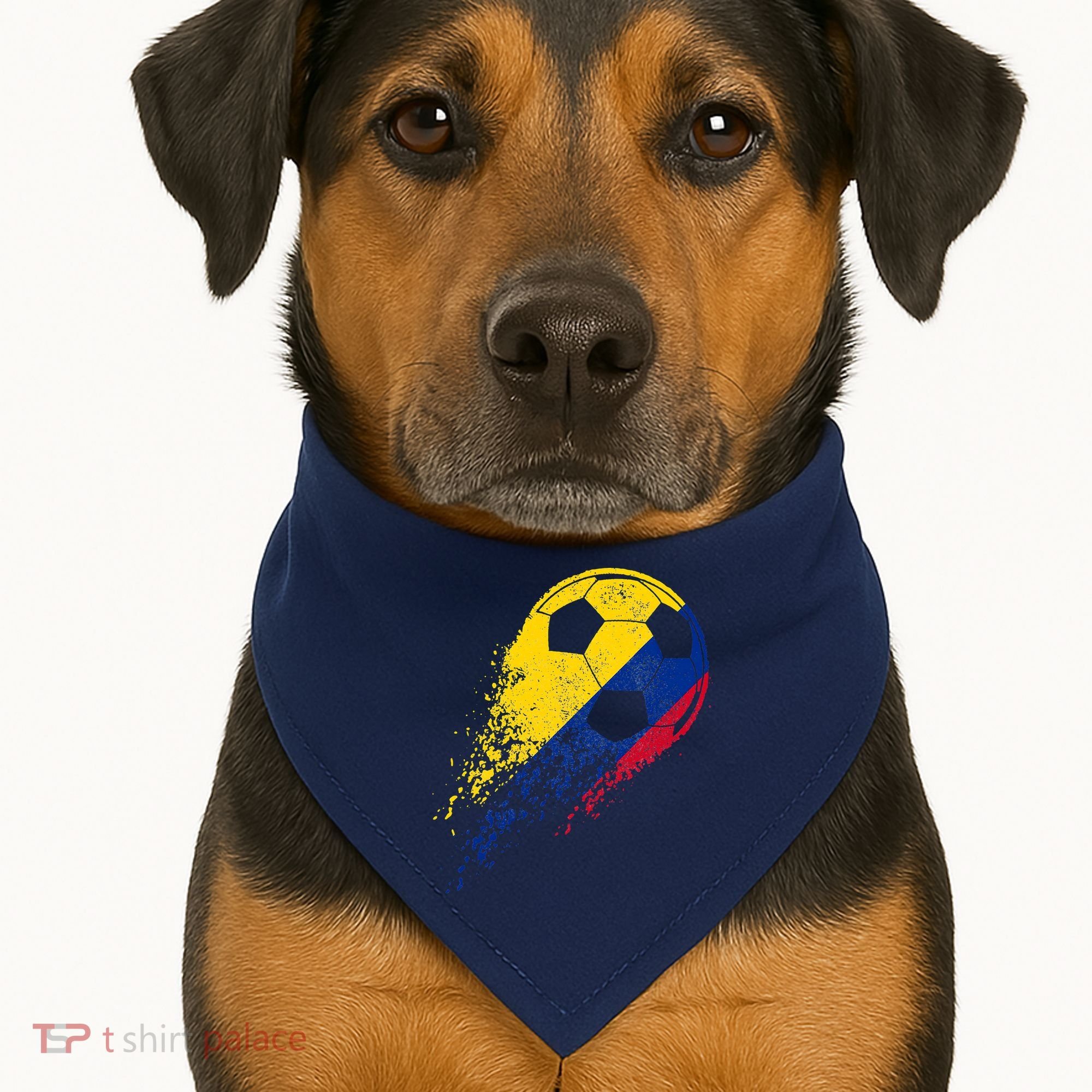 Flag Pride Colombia Soccer Colombian Player USA-Made Doggie Bandana