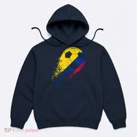 Flag Pride Colombia Soccer Colombian Player Hoodie thumb 0