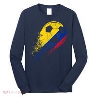 Flag Pride Colombia Soccer Colombian Player Long Sleeve Shirt thumb 0