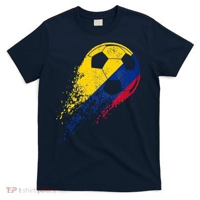Flag Pride Colombia Soccer Colombian Player T-Shirt
