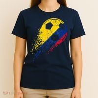 Flag Pride Colombia Soccer Colombian Player T-Shirt thumb 4