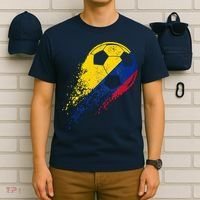 Flag Pride Colombia Soccer Colombian Player T-Shirt thumb 6