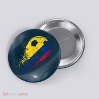 Flag Pride Colombia Soccer Colombian Player Button thumb 0