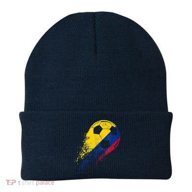 Flag Pride Colombia Soccer Colombian Player Beanie