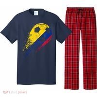 Flag Pride Colombia Soccer Colombian Player Pajama Set thumb 0