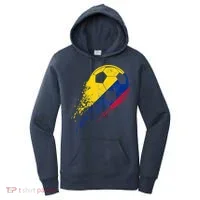 Flag Pride Colombia Soccer Colombian Player Women's Hoodie thumb 0