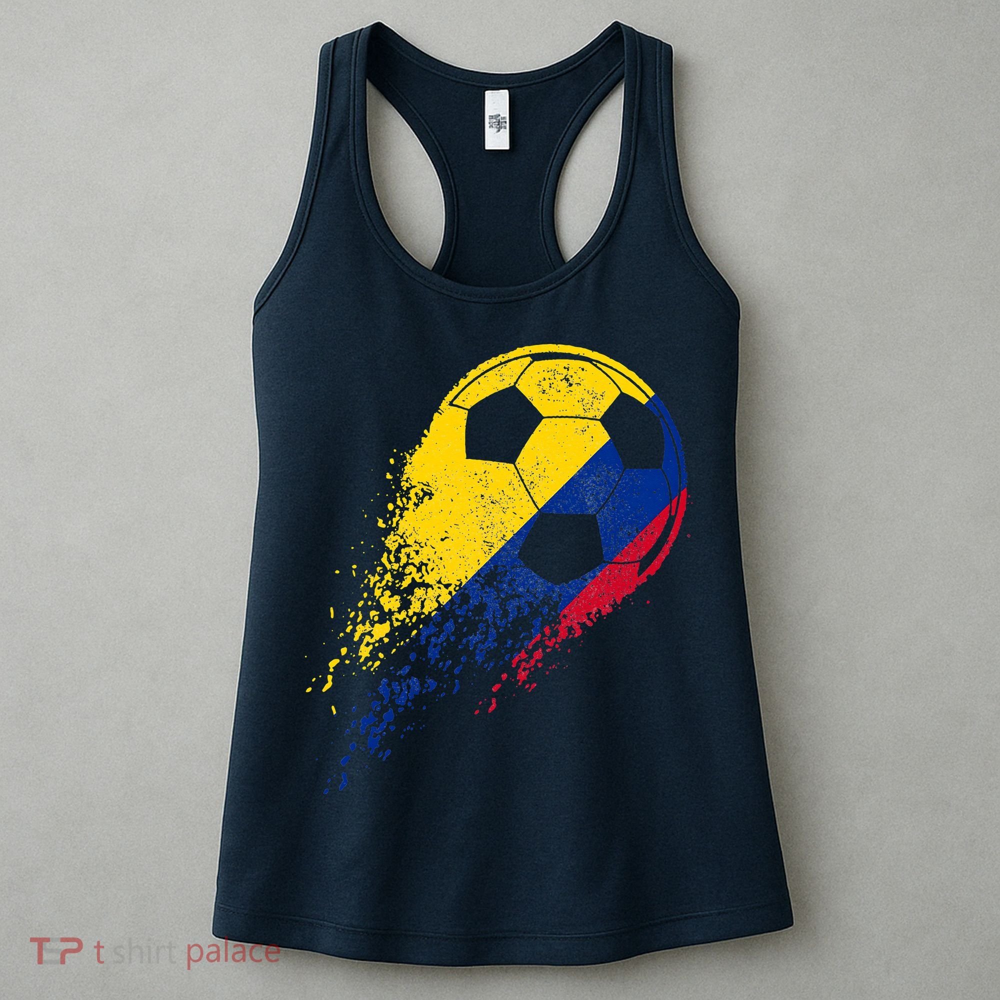 Flag Pride Colombia Soccer Colombian Player Women's Tank Top