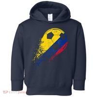 Flag Pride Colombia Soccer Colombian Player Toddler Hoodie thumb 0