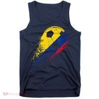 Flag Pride Colombia Soccer Colombian Player Tank Top thumb 0