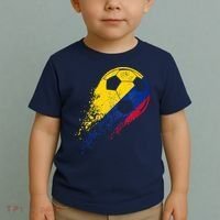 Flag Pride Colombia Soccer Colombian Player Toddler T-Shirt thumb 2