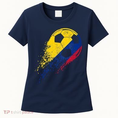 Flag Pride Colombia Soccer Colombian Player Women's T-Shirt