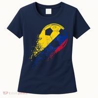 Flag Pride Colombia Soccer Colombian Player Women's T-Shirt thumb 0