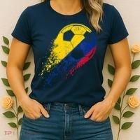 Flag Pride Colombia Soccer Colombian Player Women's T-Shirt thumb 2