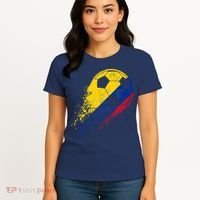 Flag Pride Colombia Soccer Colombian Player Women's T-Shirt thumb 4