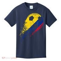 Flag Pride Colombia Soccer Colombian Player Kids T-Shirt thumb 0