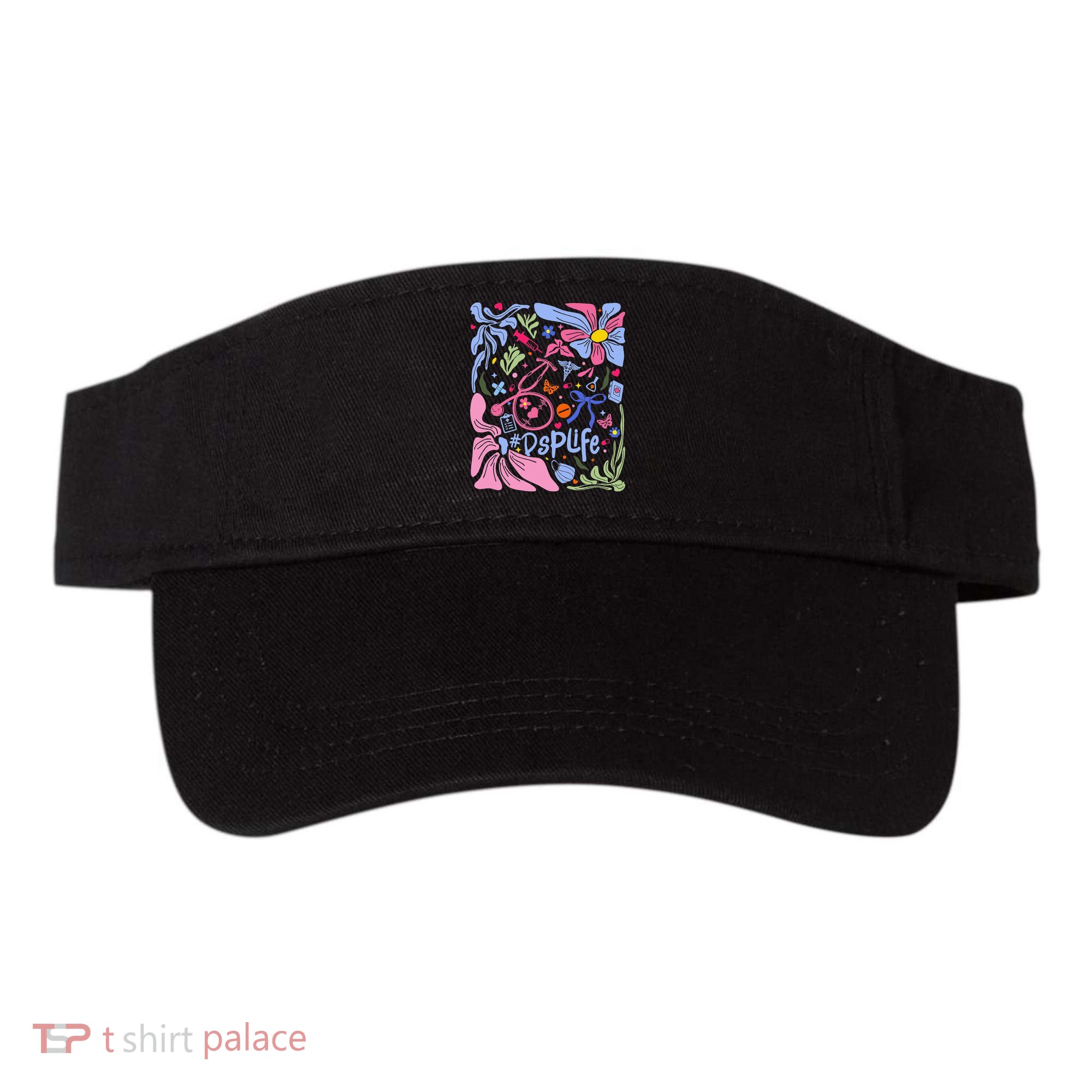 Floral Preppy Coquette Bow DSP Stethoscope Nursing Doctor Visor
