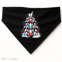 Funny Pharmacy Christmas Tree Pharmacist Christmas USA-Made Doggie Bandana thumb 0
