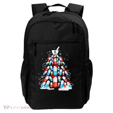 Funny Pharmacy Christmas Tree Pharmacist Christmas Backpack