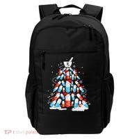 Funny Pharmacy Christmas Tree Pharmacist Christmas Backpack thumb 0