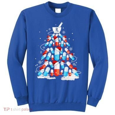 Funny Pharmacy Christmas Tree Pharmacist Christmas Sweatshirt