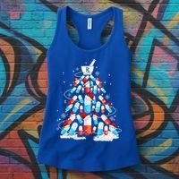 Funny Pharmacy Christmas Tree Pharmacist Christmas Women's Tank Top thumb 3