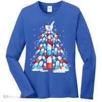 Funny Pharmacy Christmas Tree Pharmacist Christmas Women's Long Sleeve Shirt thumb 0