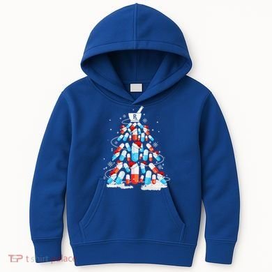 Funny Pharmacy Christmas Tree Pharmacist Christmas Kids Hoodie