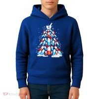 Funny Pharmacy Christmas Tree Pharmacist Christmas Kids Hoodie thumb 4