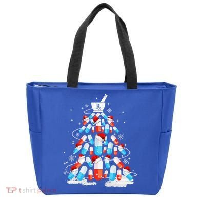 Funny Pharmacy Christmas Tree Pharmacist Christmas Tote Bag