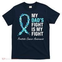 Family Prostate Cancer Awareness Light Blue Ribbon Survivor T-Shirt thumb 0