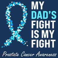 Family Prostate Cancer Awareness Light Blue Ribbon Survivor Mousepad thumb 1