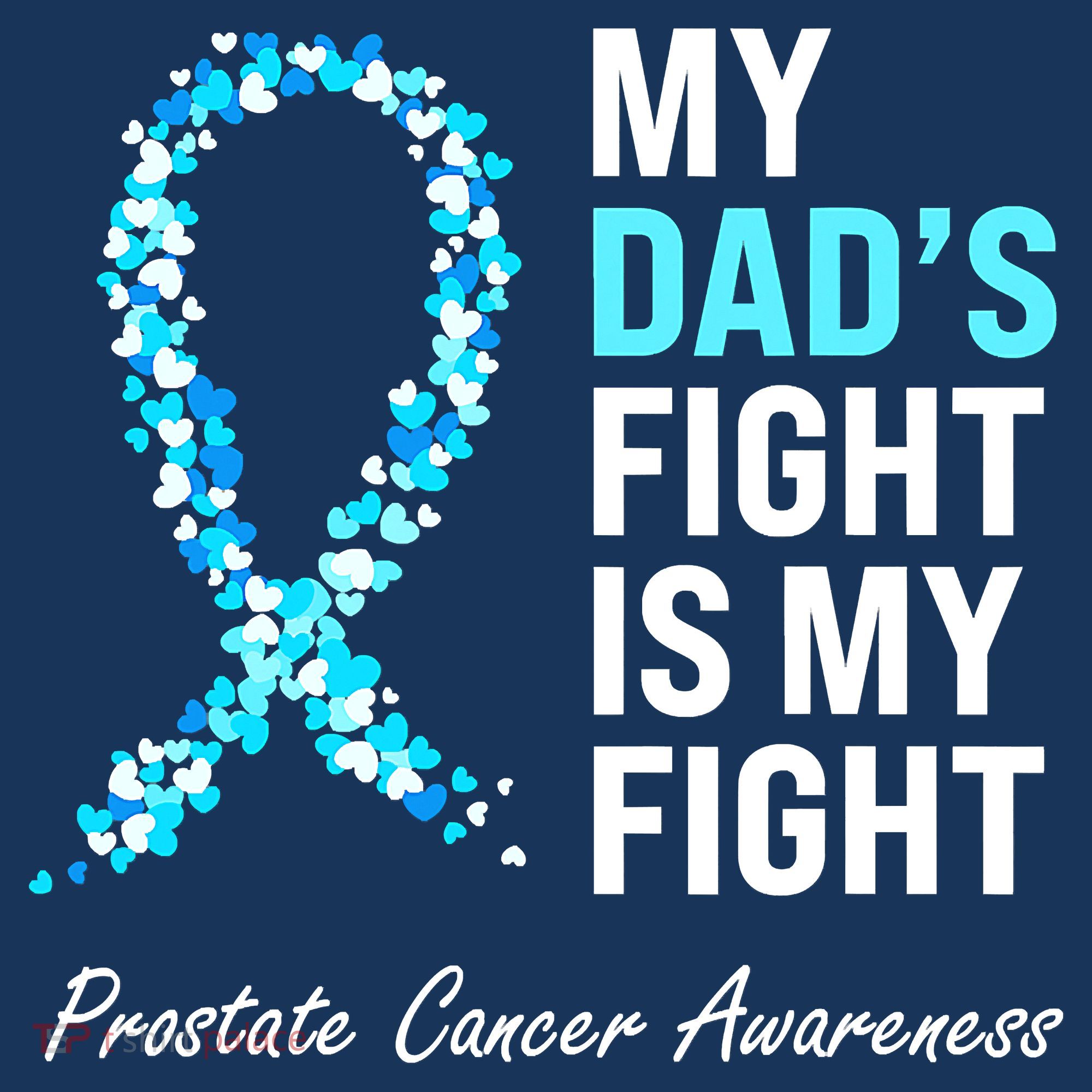 Family Prostate Cancer Awareness Light Blue Ribbon Survivor Mousepad