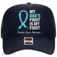 Family Prostate Cancer Awareness Light Blue Ribbon Survivor Hat thumb 0