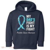 Family Prostate Cancer Awareness Light Blue Ribbon Survivor Toddler Hoodie thumb 0