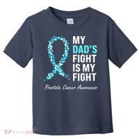 Family Prostate Cancer Awareness Light Blue Ribbon Survivor Toddler T-Shirt thumb 0