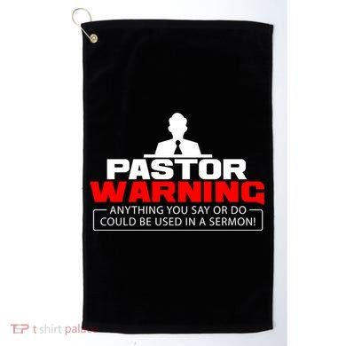 Funny Pastor Christian Jesus Believer Appreciation Gift Cool Gift Golf Towel