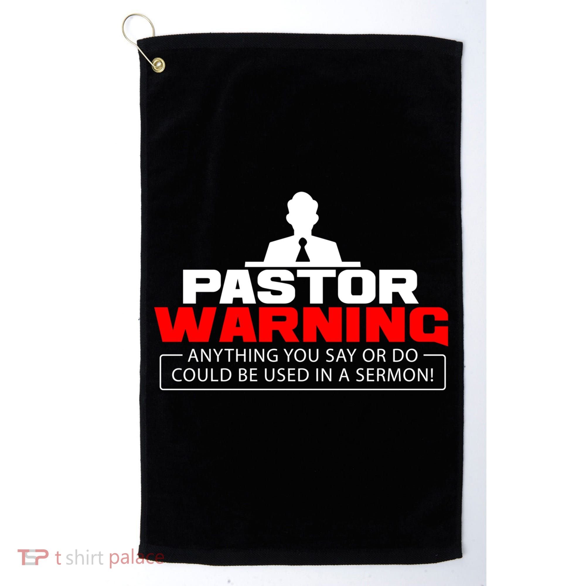 Funny Pastor Christian Jesus Believer Appreciation Gift Cool Gift Golf Towel