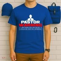 Funny Pastor Christian Jesus Believer Appreciation Gift Cool Gift T-Shirt thumb 6