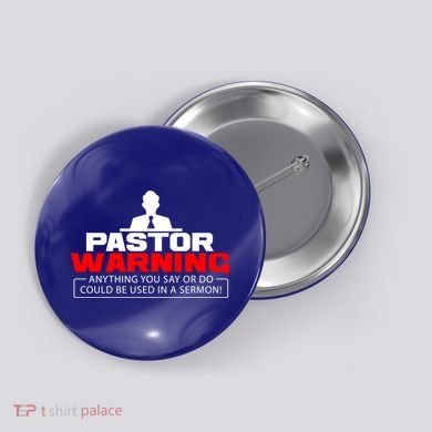Funny Pastor Christian Jesus Believer Appreciation Gift Cool Gift Button