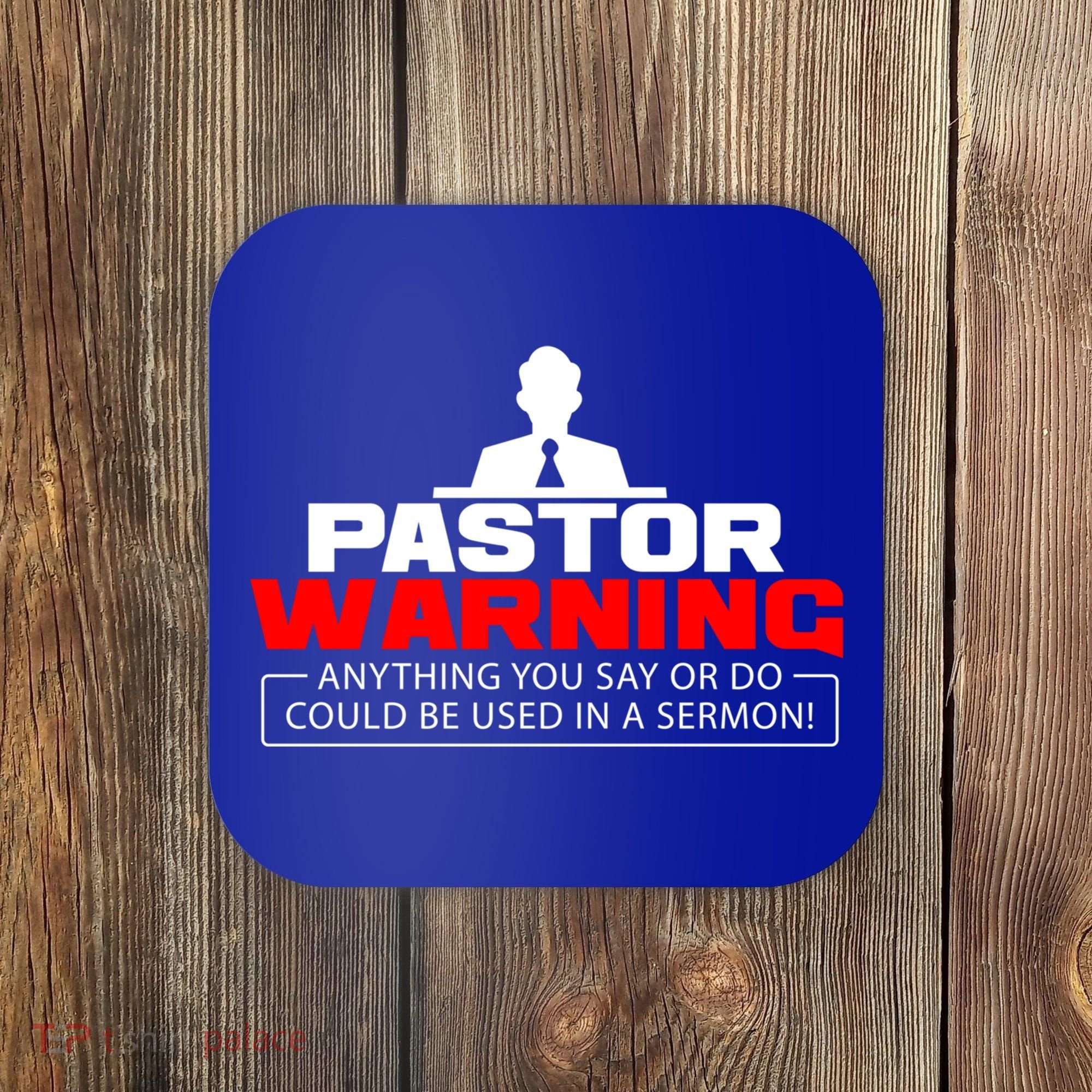 Funny Pastor Christian Jesus Believer Appreciation Gift Cool Gift Coaster
