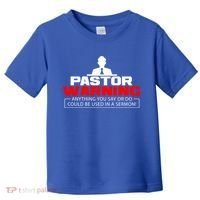 Funny Pastor Christian Jesus Believer Appreciation Gift Cool Gift Toddler T-Shirt thumb 0
