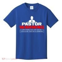 Funny Pastor Christian Jesus Believer Appreciation Gift Cool Gift Kids T-Shirt thumb 0