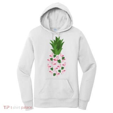 Flamingo Pineapple Cute Fun Summer Women's Hoodie